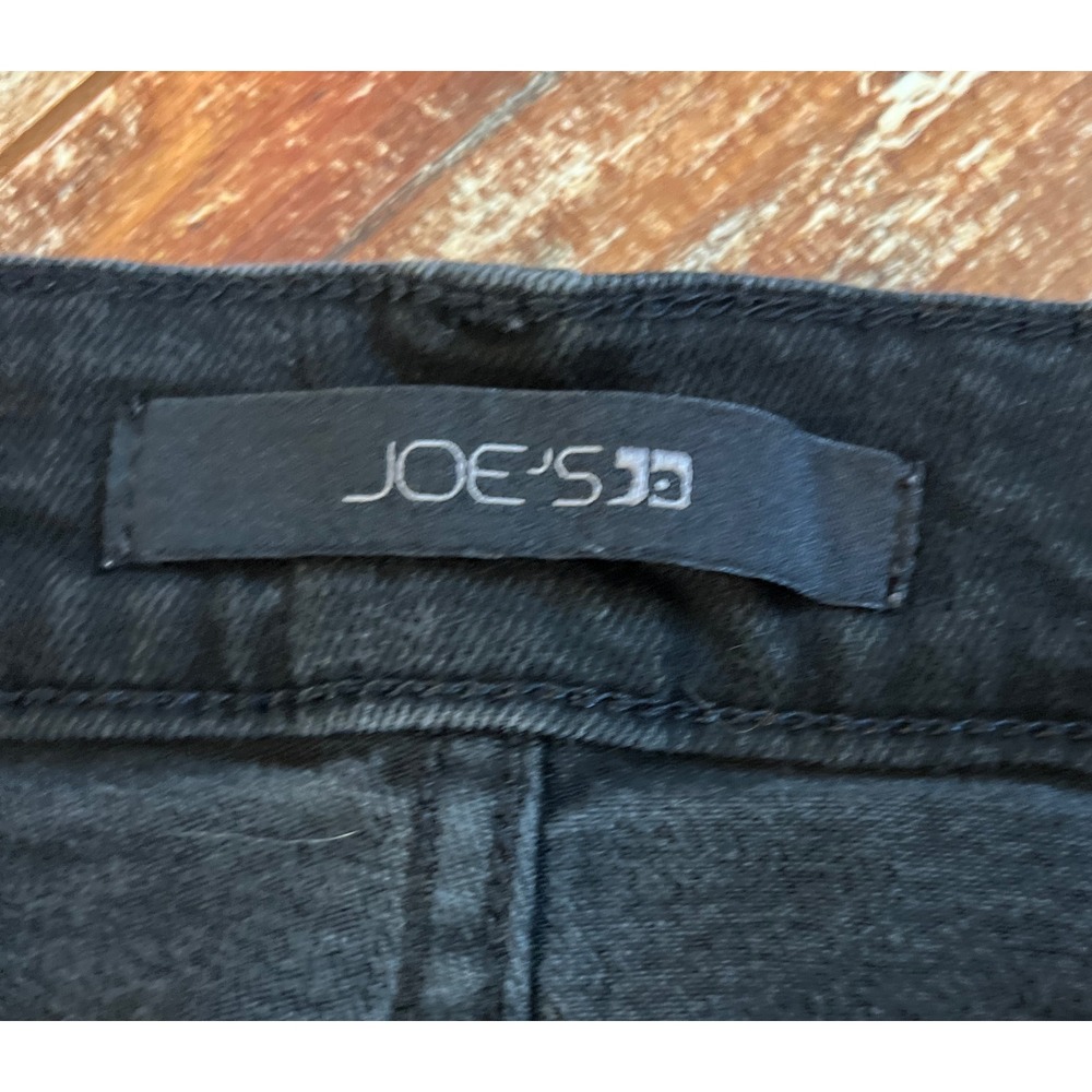 Joe's Jeans Black Skinny Jeans Women's 29 Mid Rise Stretch Dark Wash - Picture 3 of 9
